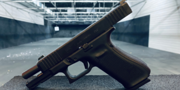 Glock na strzelnicy